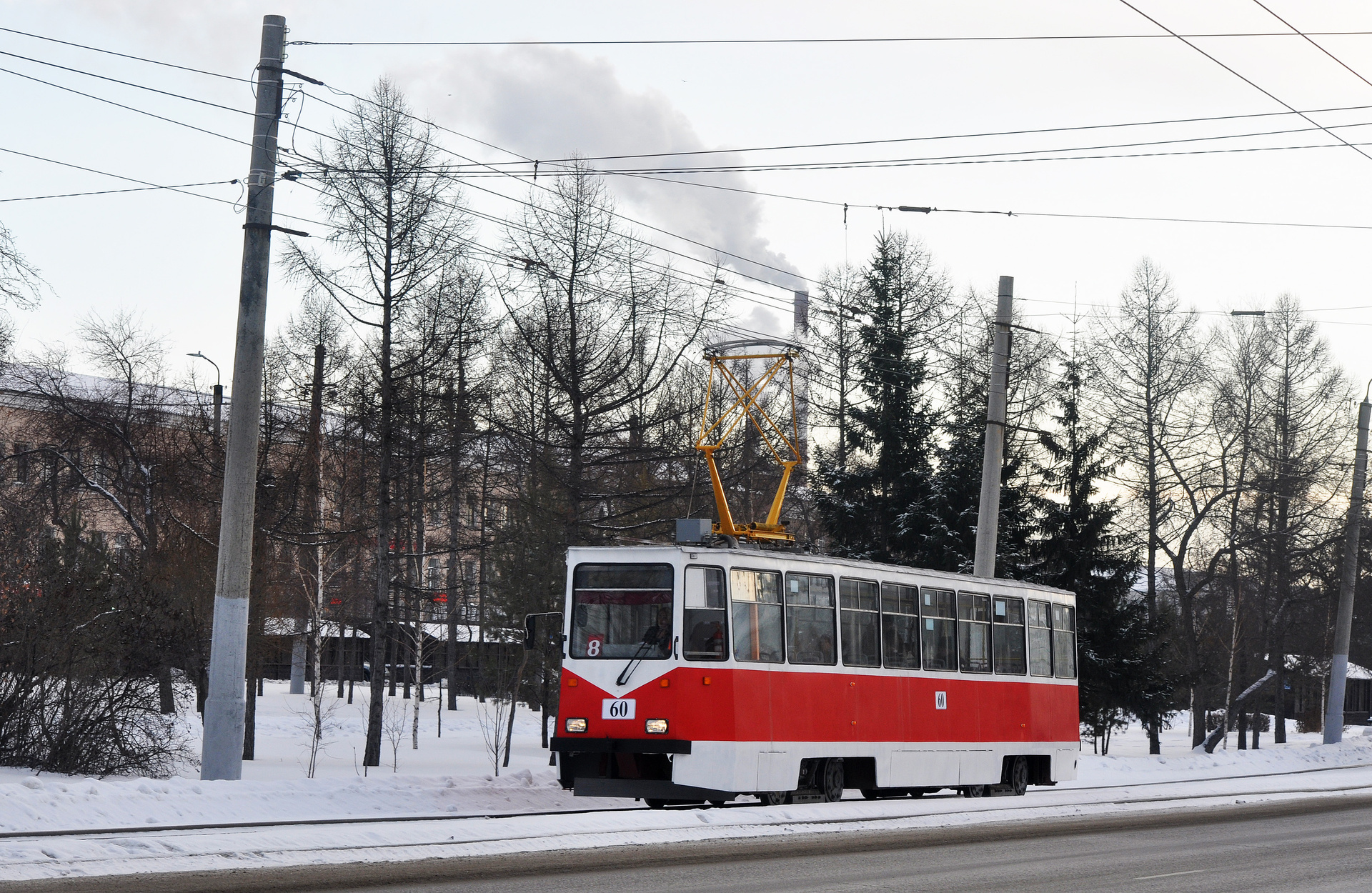 Omsk tram depot 71-605EP – photo 24