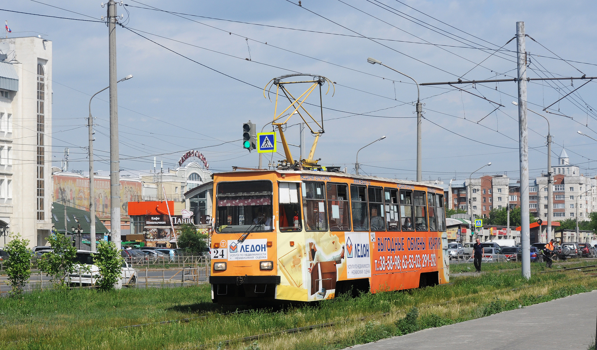 Omsk tram depot 71-605EP – photo 20