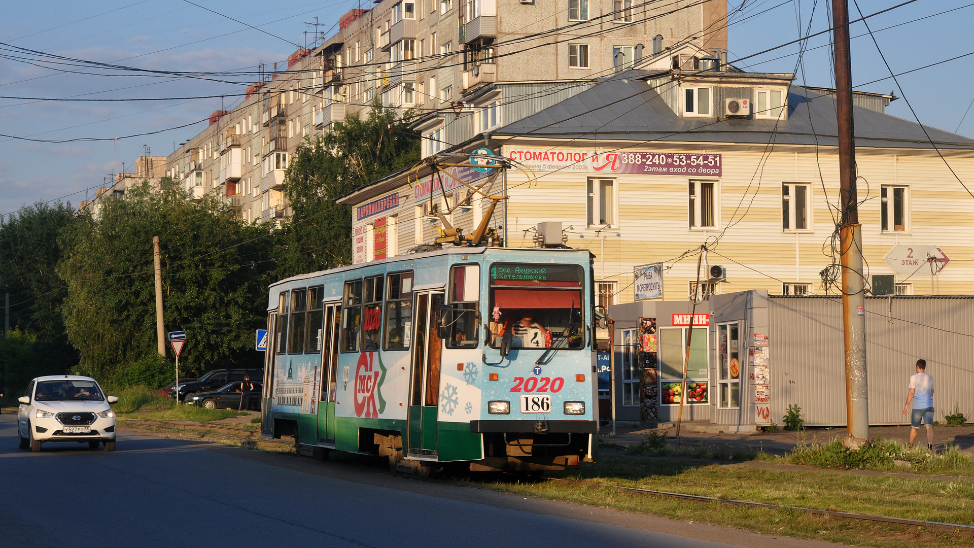 Omsk tram depot 71-605EP – photo 18