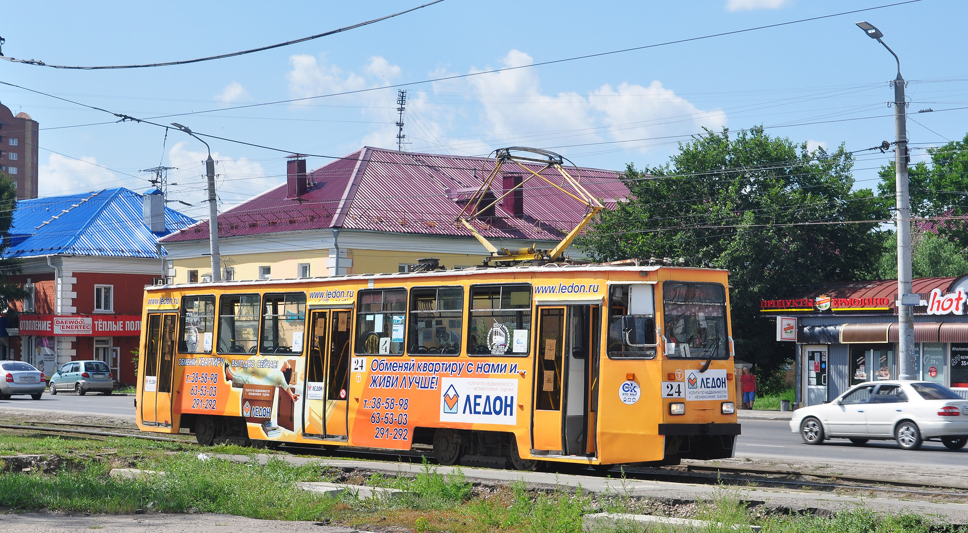 Omsk tram depot 71-605EP – photo 17