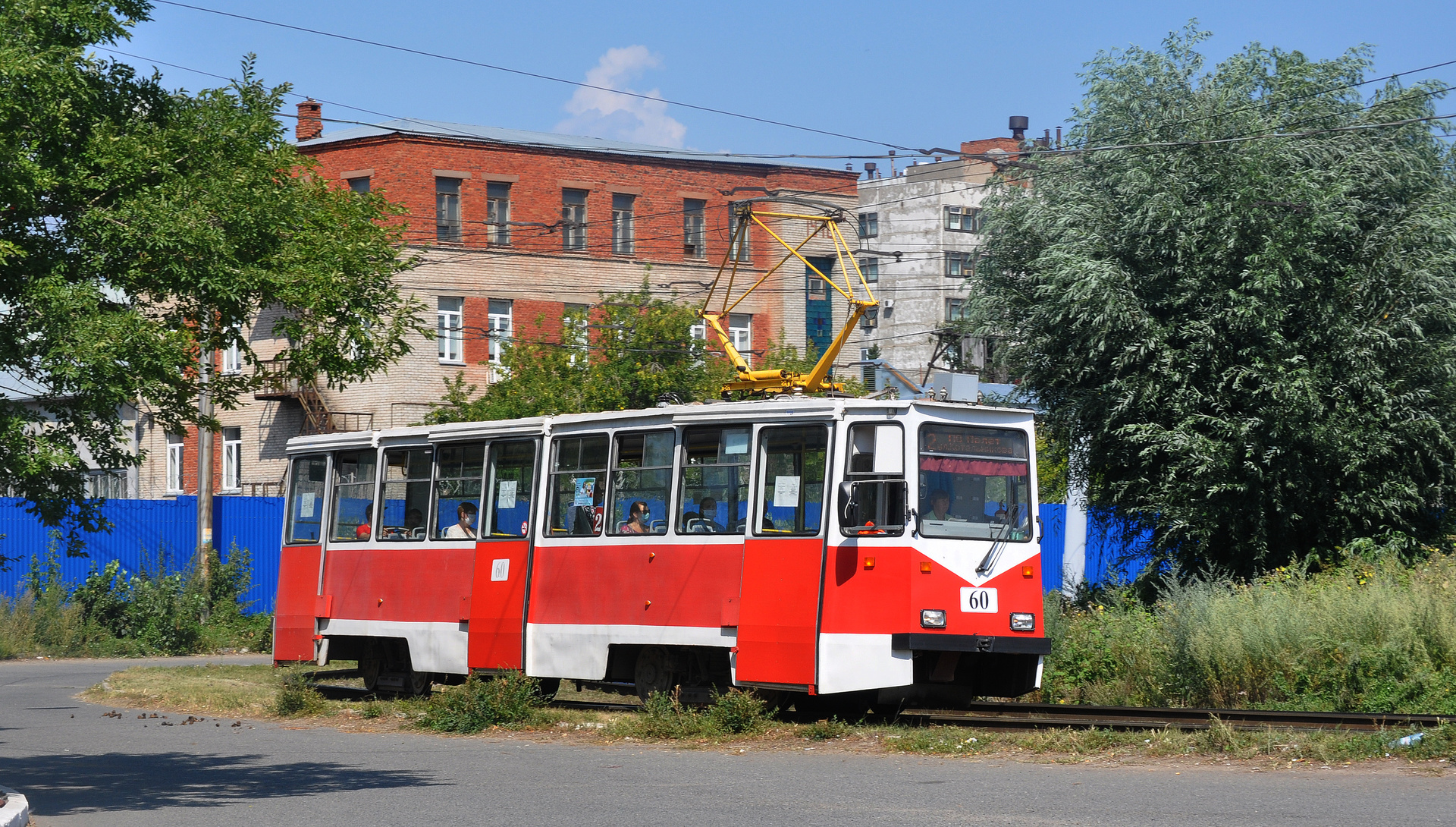 Omsk tram depot 71-605EP – photo 12