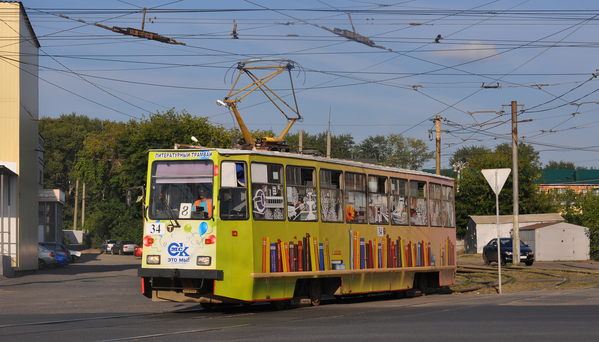Omsk tram depot 71-605EP – photo 13