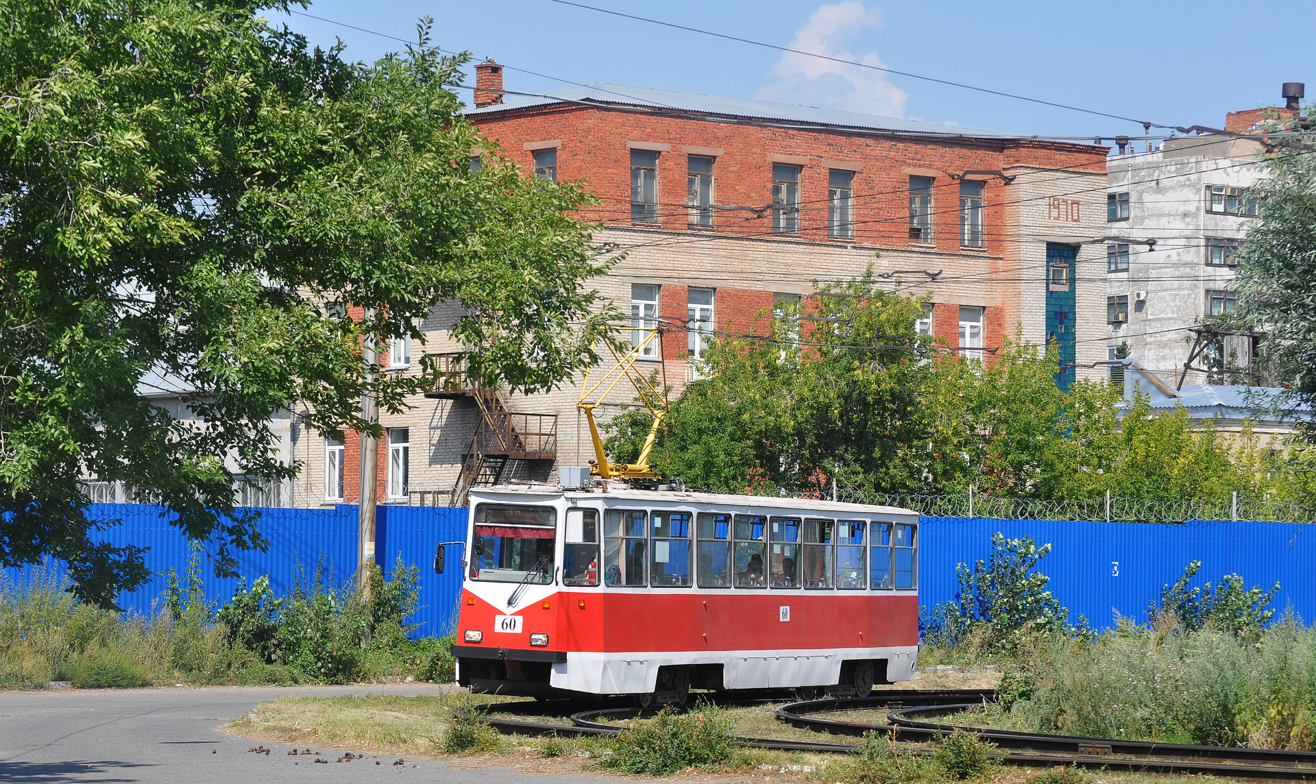 Omsk tram depot 71-605EP – photo 11