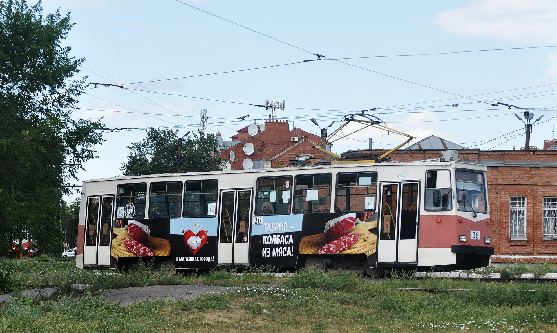 Omsk tram depot 71-605EP – photo 15