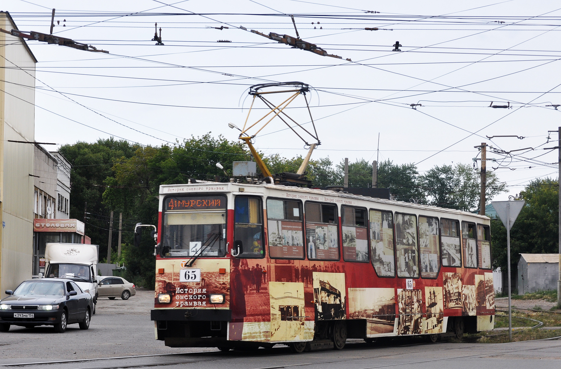 Omsk tram depot 71-605EP – photo 14