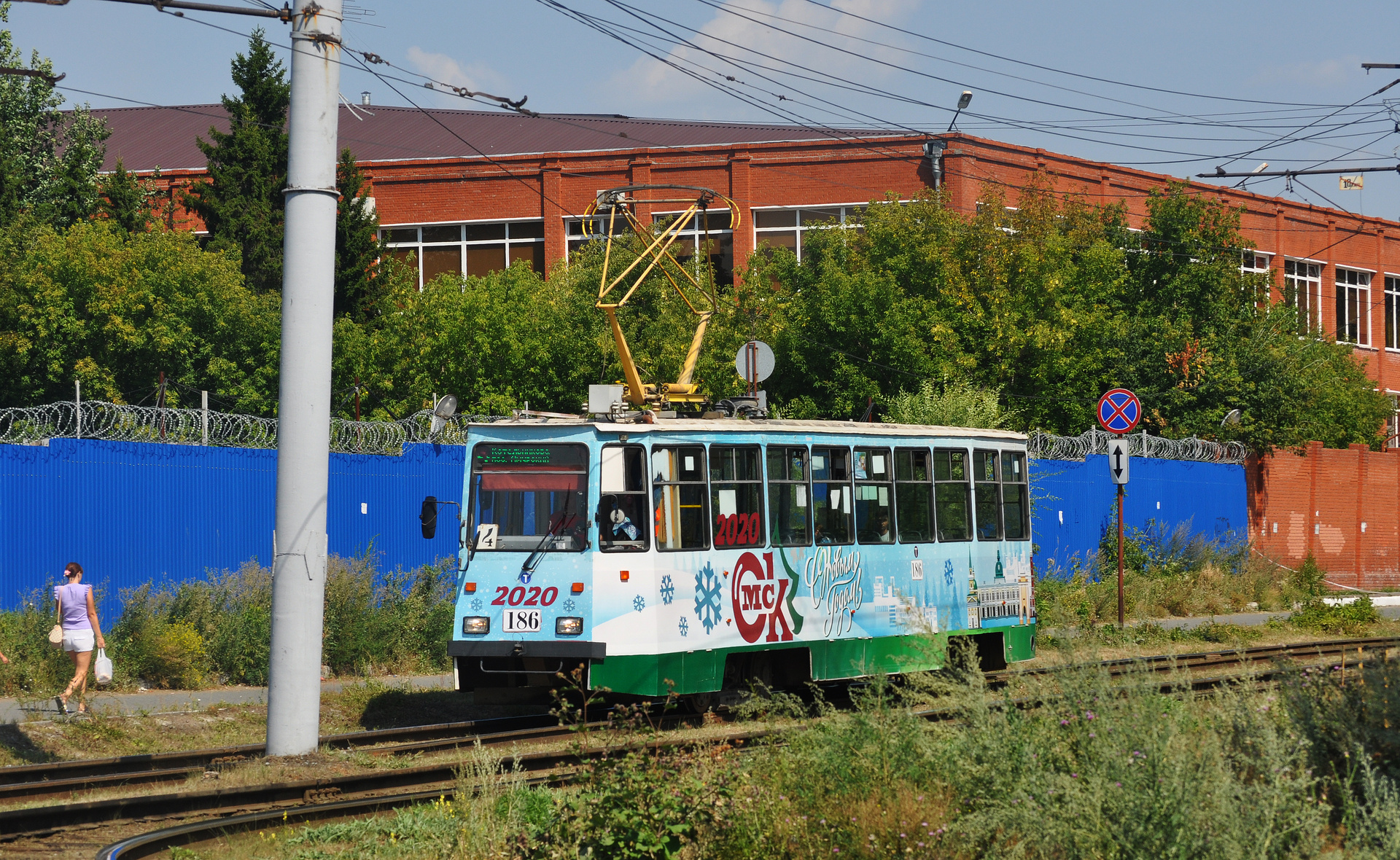 Omsk tram depot 71-605EP – photo 10