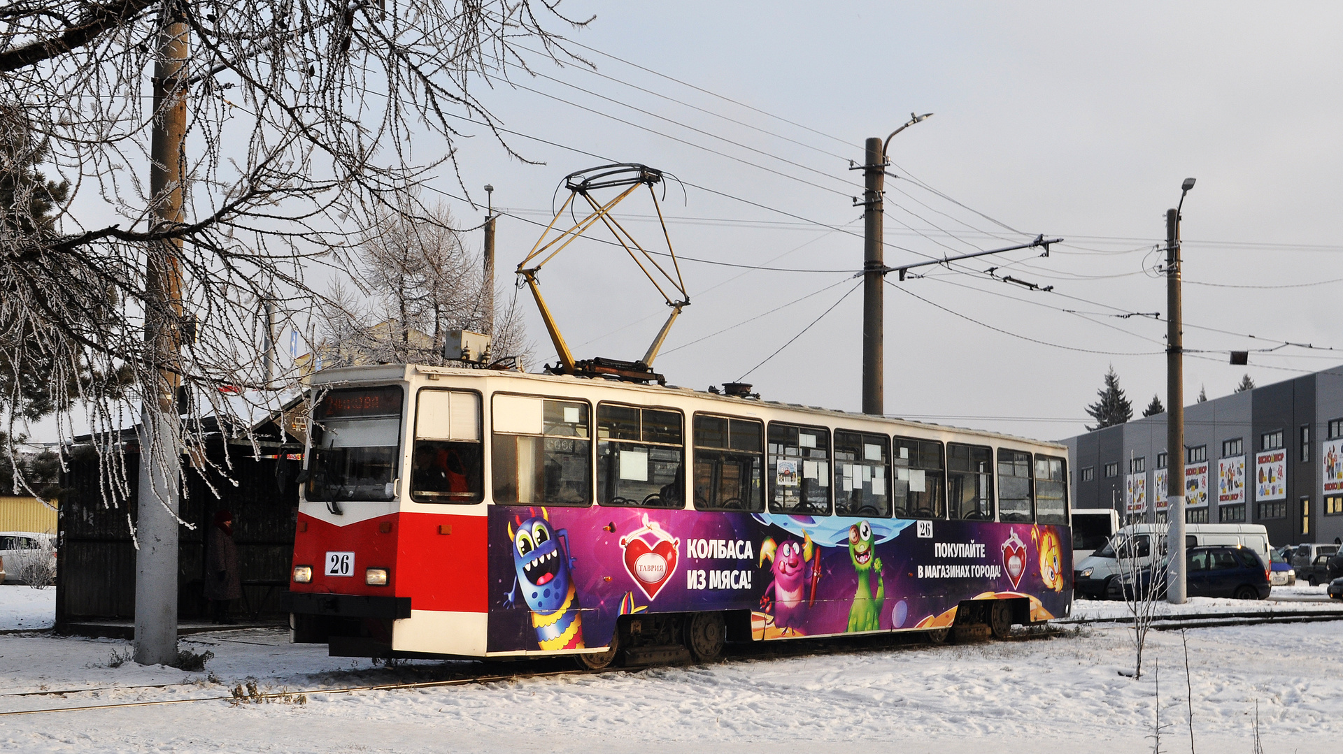 Omsk tram depot 71-605EP – photo 8