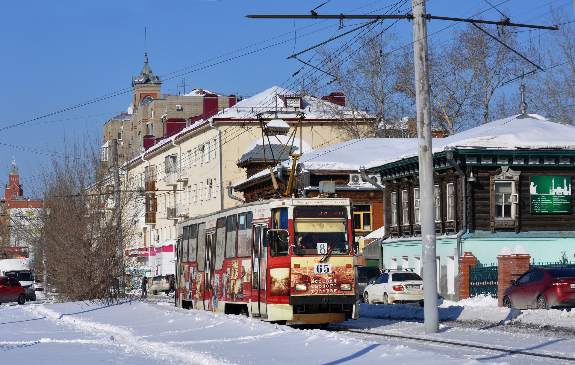 Omsk tram depot 71-605EP – photo 5