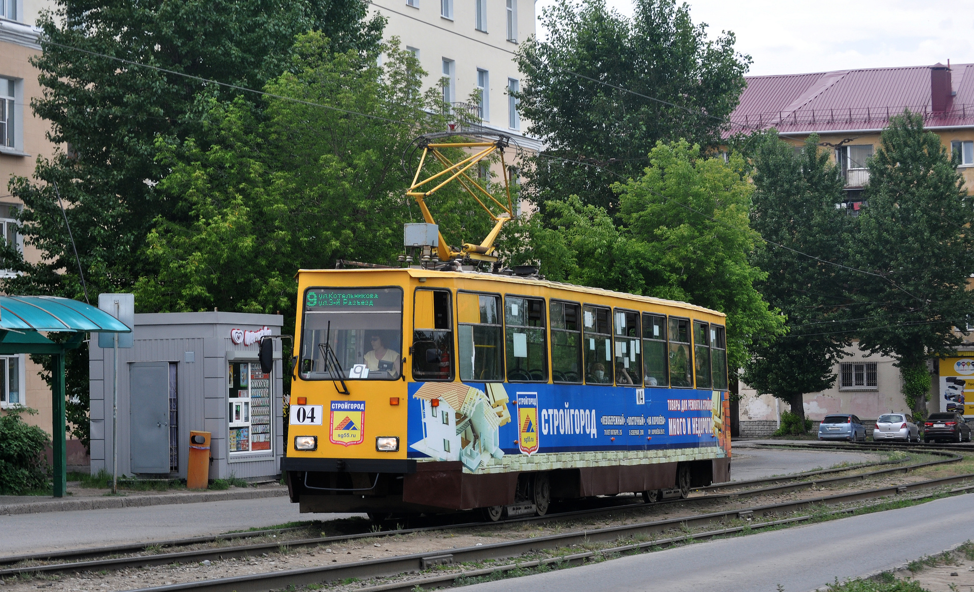Omsk tram depot 71-605EP – photo 2